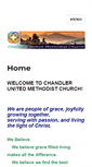 Mobile Screenshot of chandlermethodist.org
